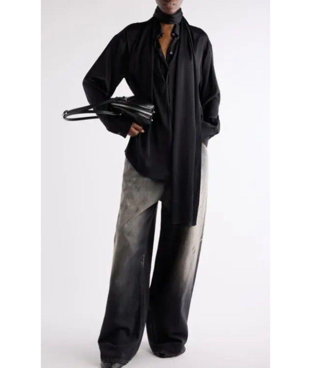 ACNE STUDIOS Черная вискозная блузы, фото 3