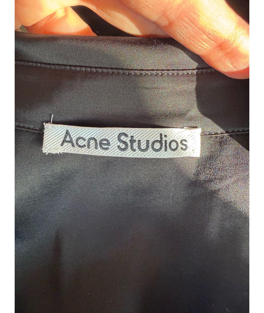 ACNE STUDIOS Черная вискозная блузы, фото 5