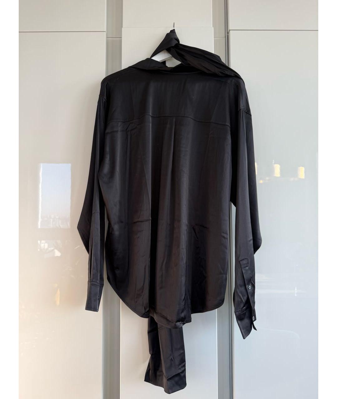 ACNE STUDIOS Черная вискозная блузы, фото 2