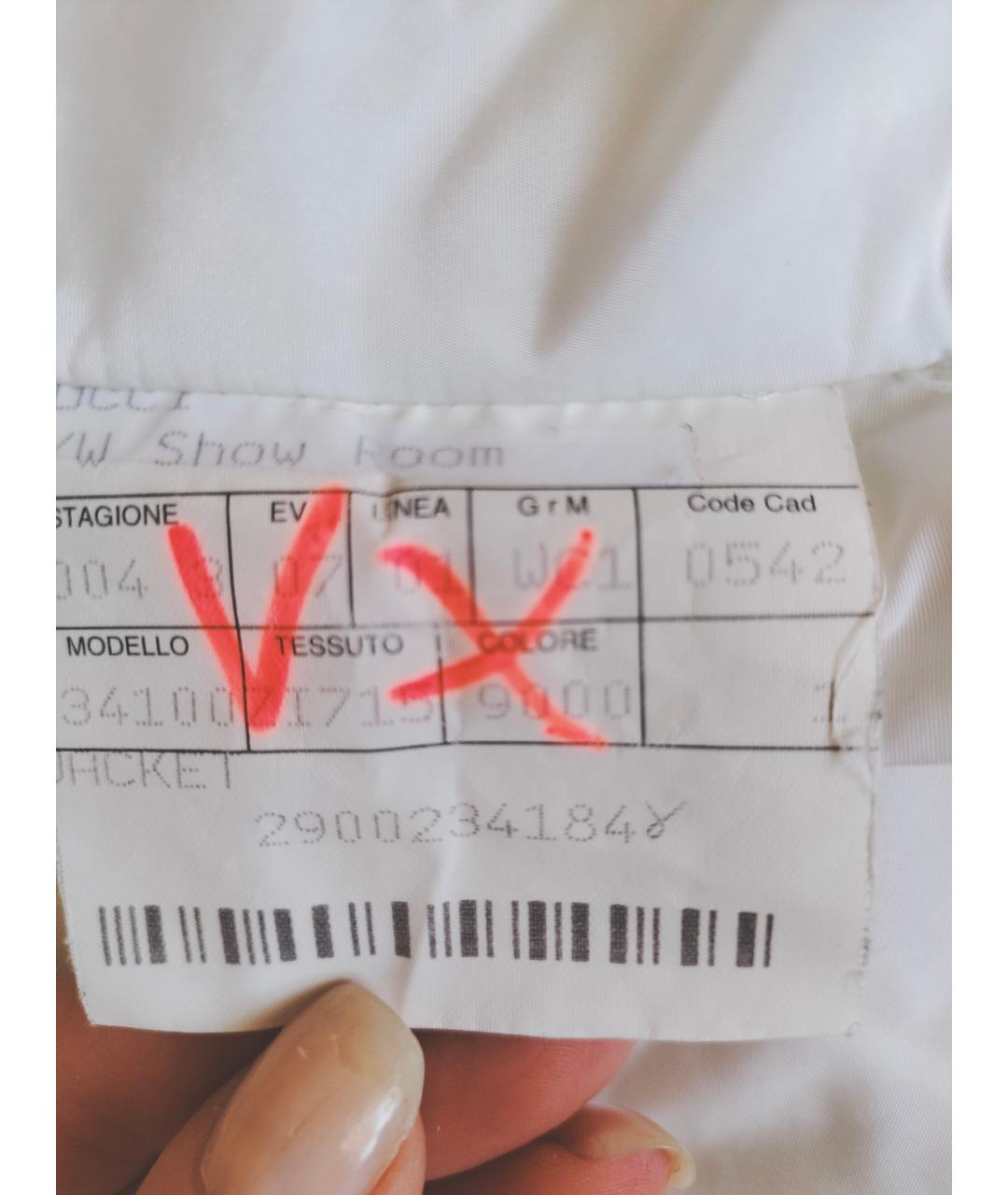 GUCCI Белая куртка, фото 6