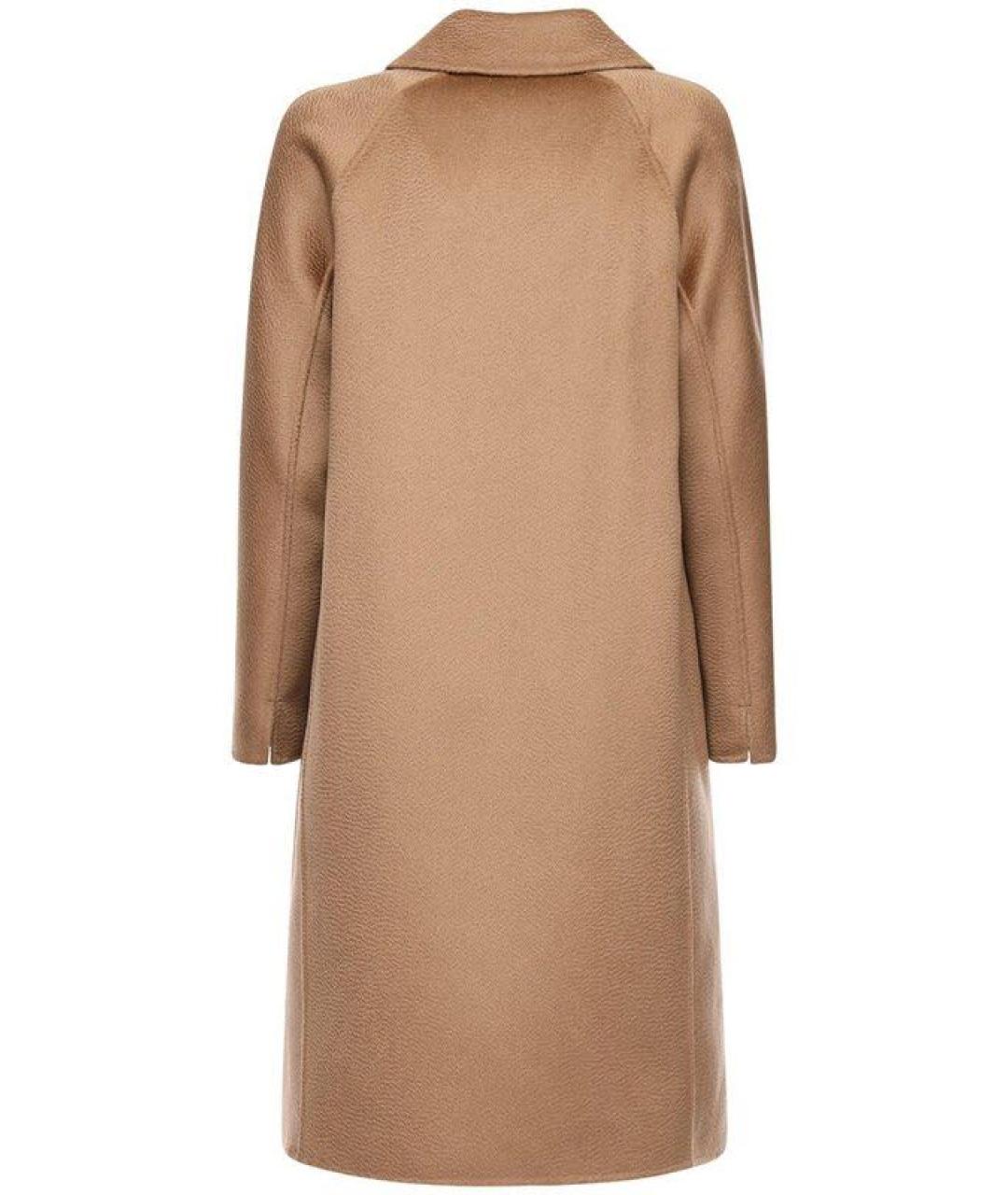 'S MAX MARA Коричневое шерстяное пальто, фото 2
