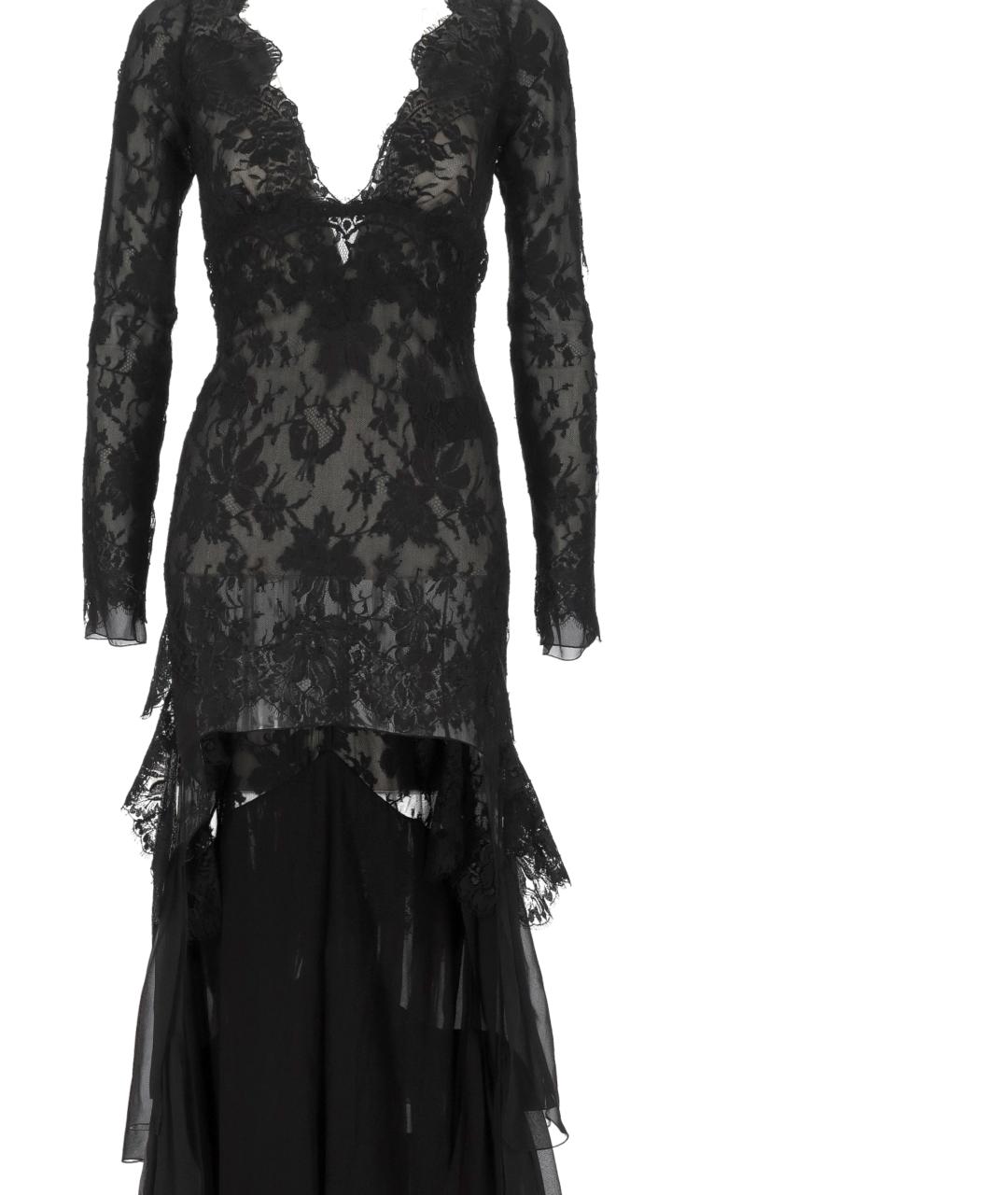 SAINT LAURENT Черное вечернее платье, фото 2