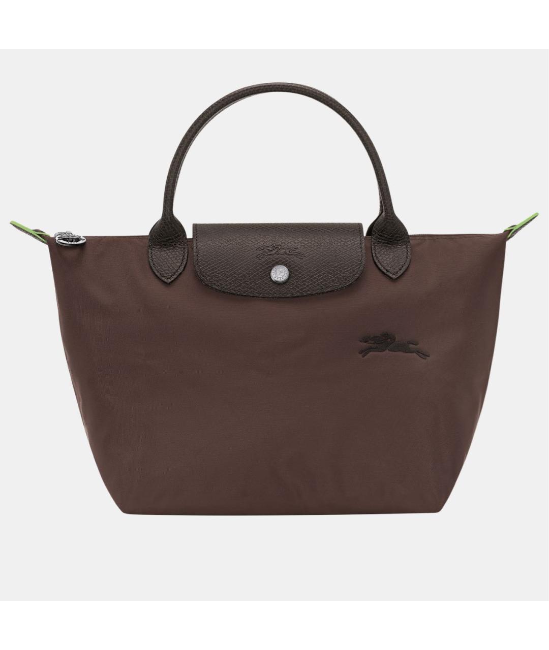 LONGCHAMP Коричневая сумка с короткими ручками, фото 7