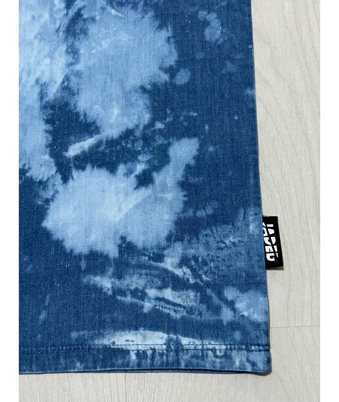 JADED LONDON Синяя хлопковая футболка, фото 5