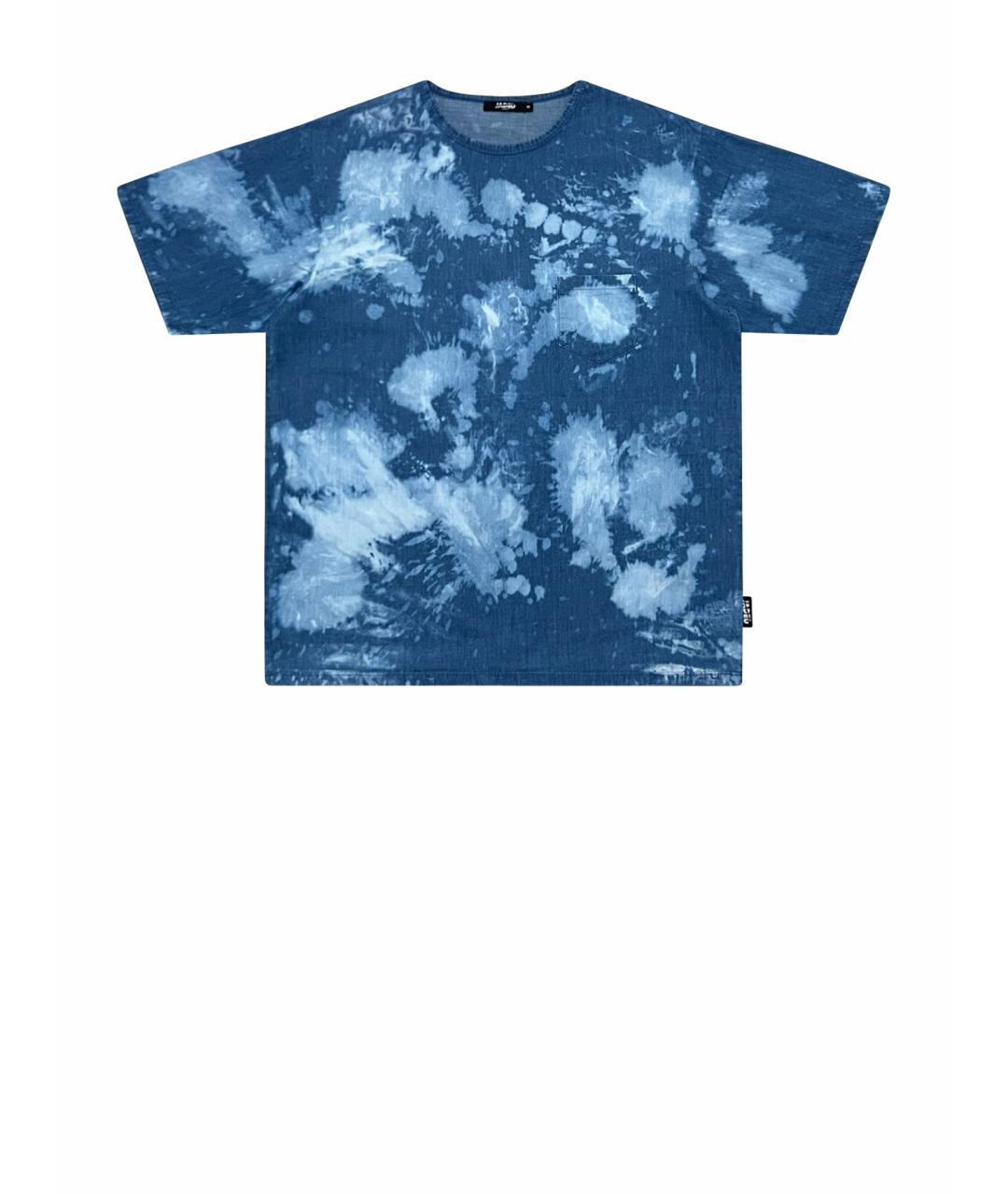 JADED LONDON Синяя хлопковая футболка, фото 1
