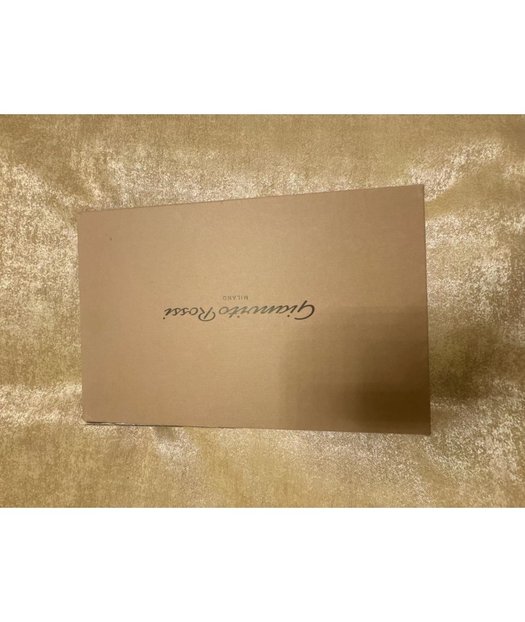 GIANVITO ROSSI Белые кожаные кроссовки, фото 7