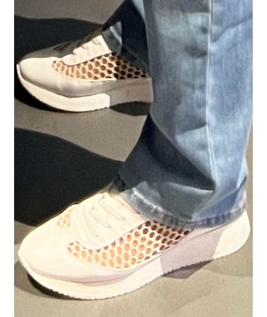 GIANVITO ROSSI Белые кожаные кроссовки, фото 8