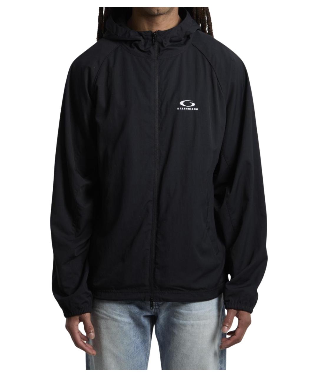 BALENCIAGA Черная полиамидовая куртка, фото 1