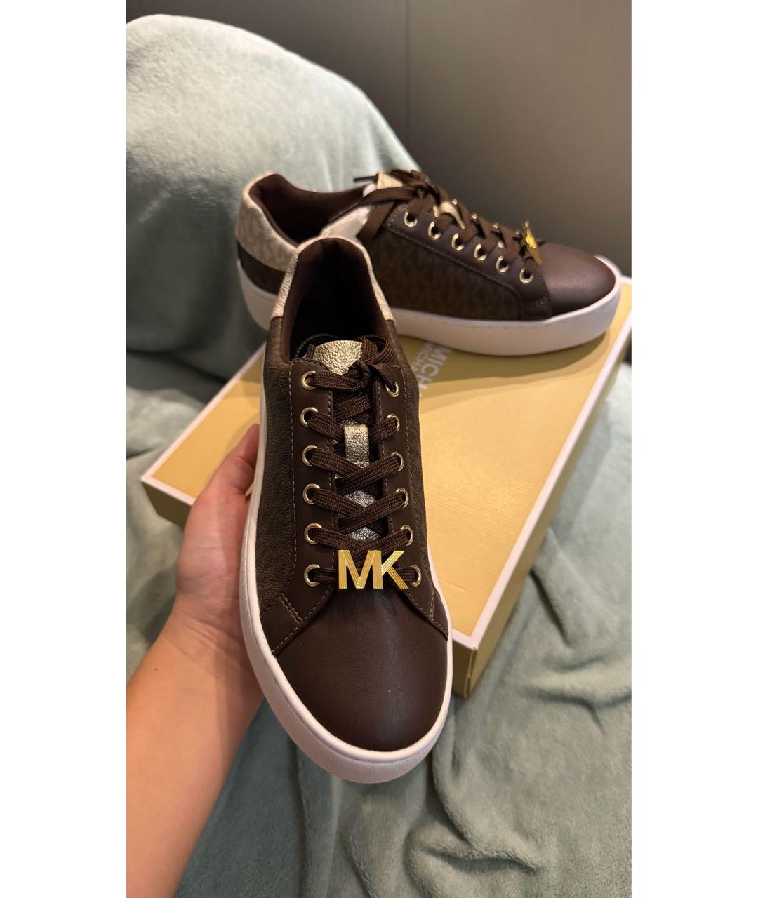 MICHAEL KORS Коричневые кеды, фото 6