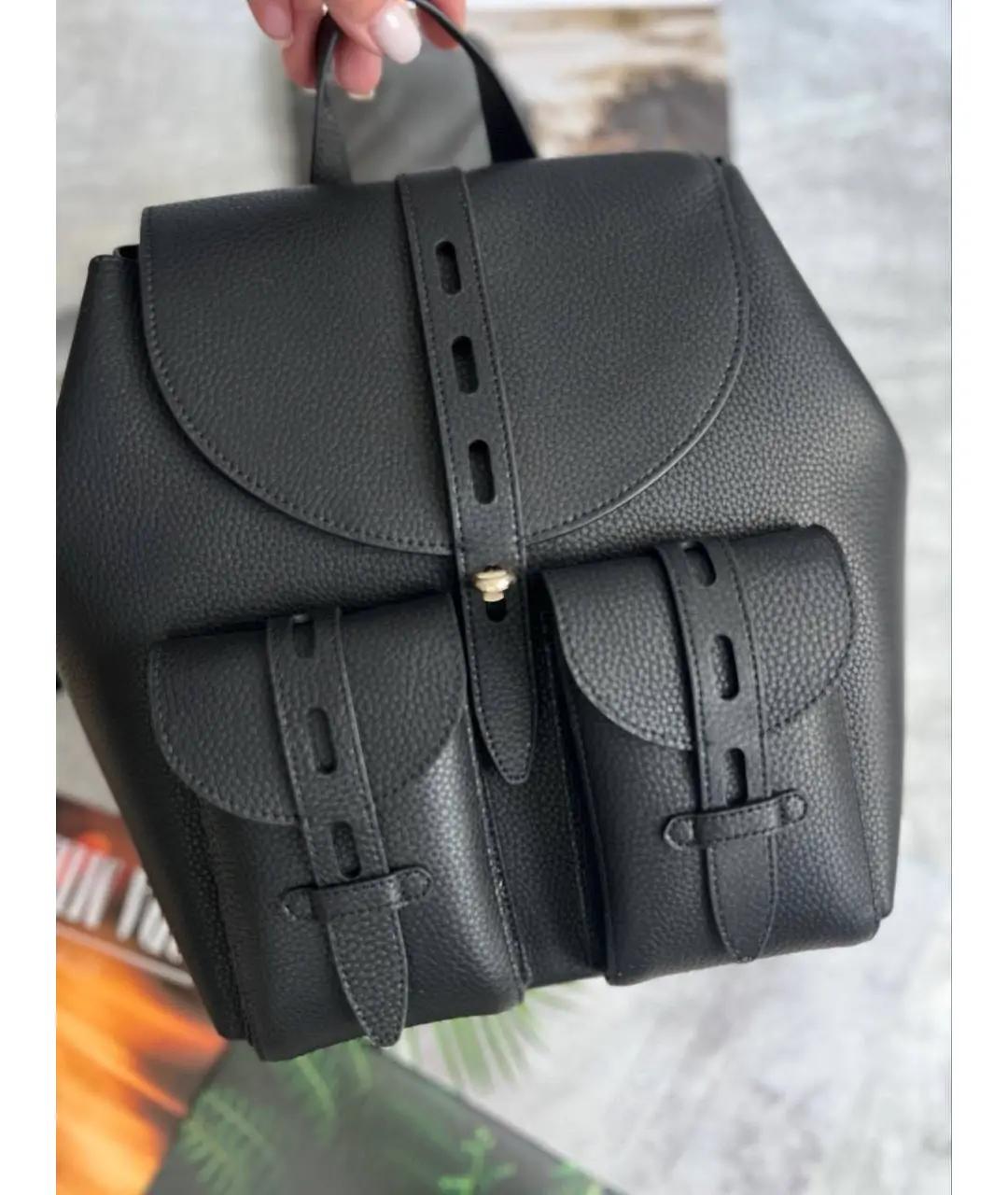 FURLA Черный кожаный рюкзак, фото 6