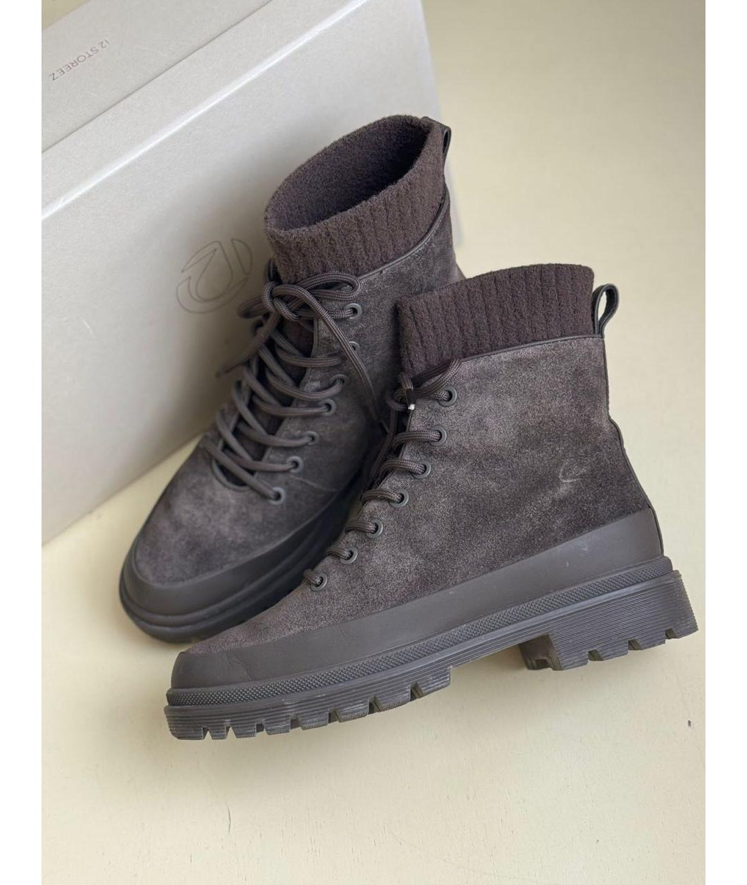 12 STOREEZ Коричневые ботинки, фото 5