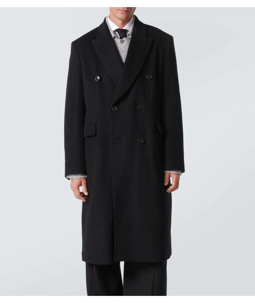 OUR LEGACY Черное шерстяное пальто, фото 5