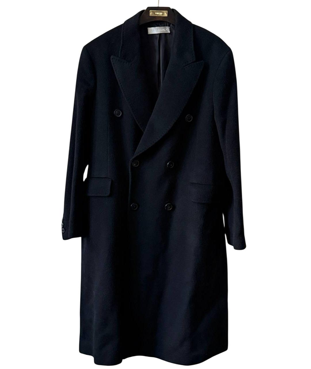 OUR LEGACY Черное шерстяное пальто, фото 7