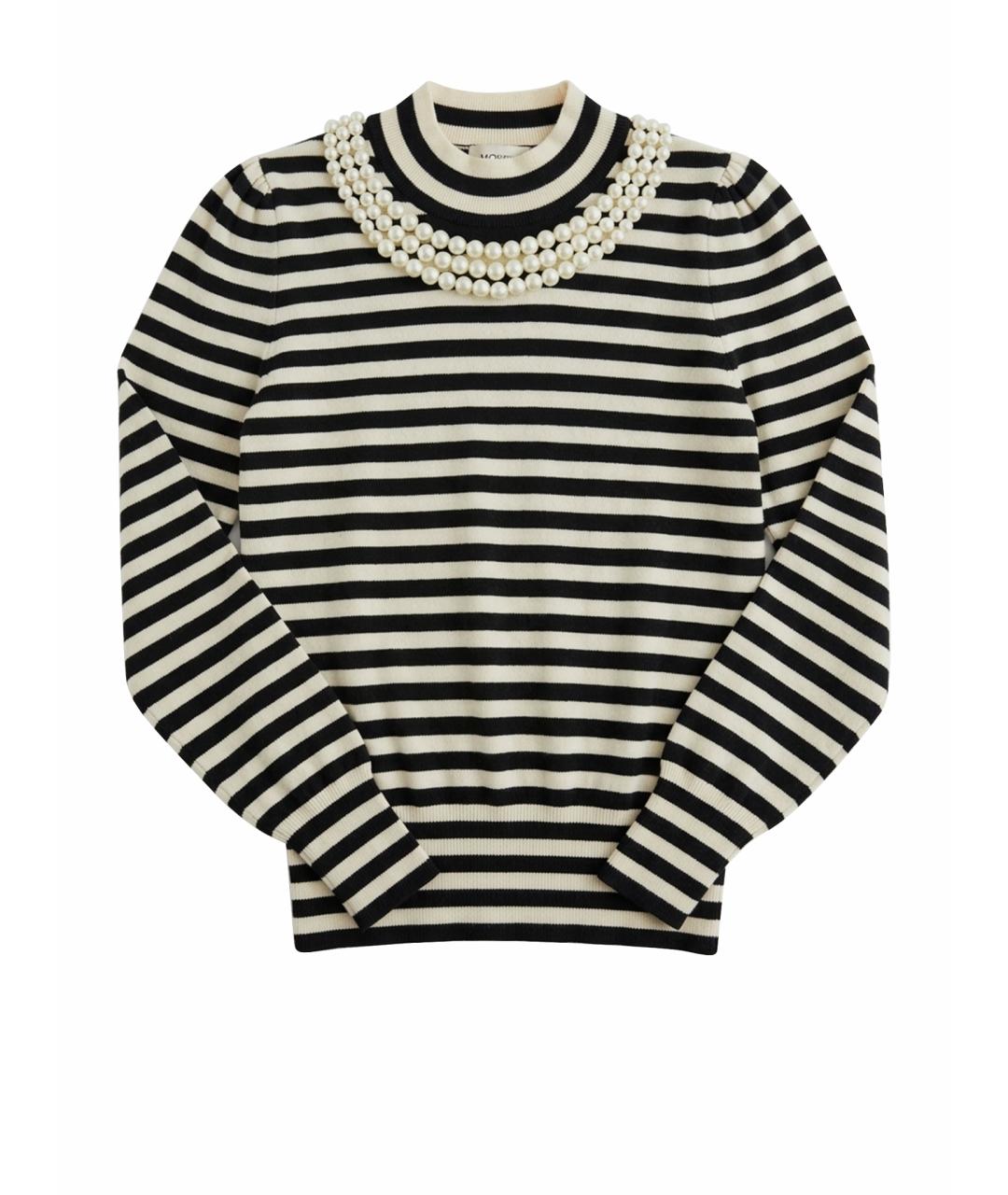 MOSCHINO Белый шерстяной джемпер / свитер, фото 1