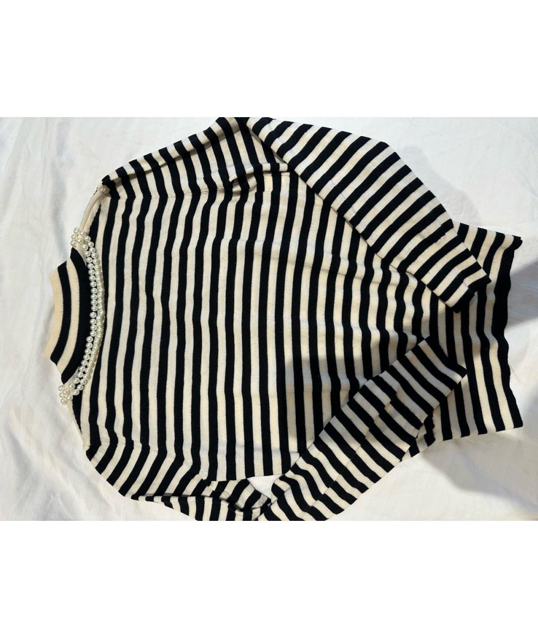 MOSCHINO Белый шерстяной джемпер / свитер, фото 3