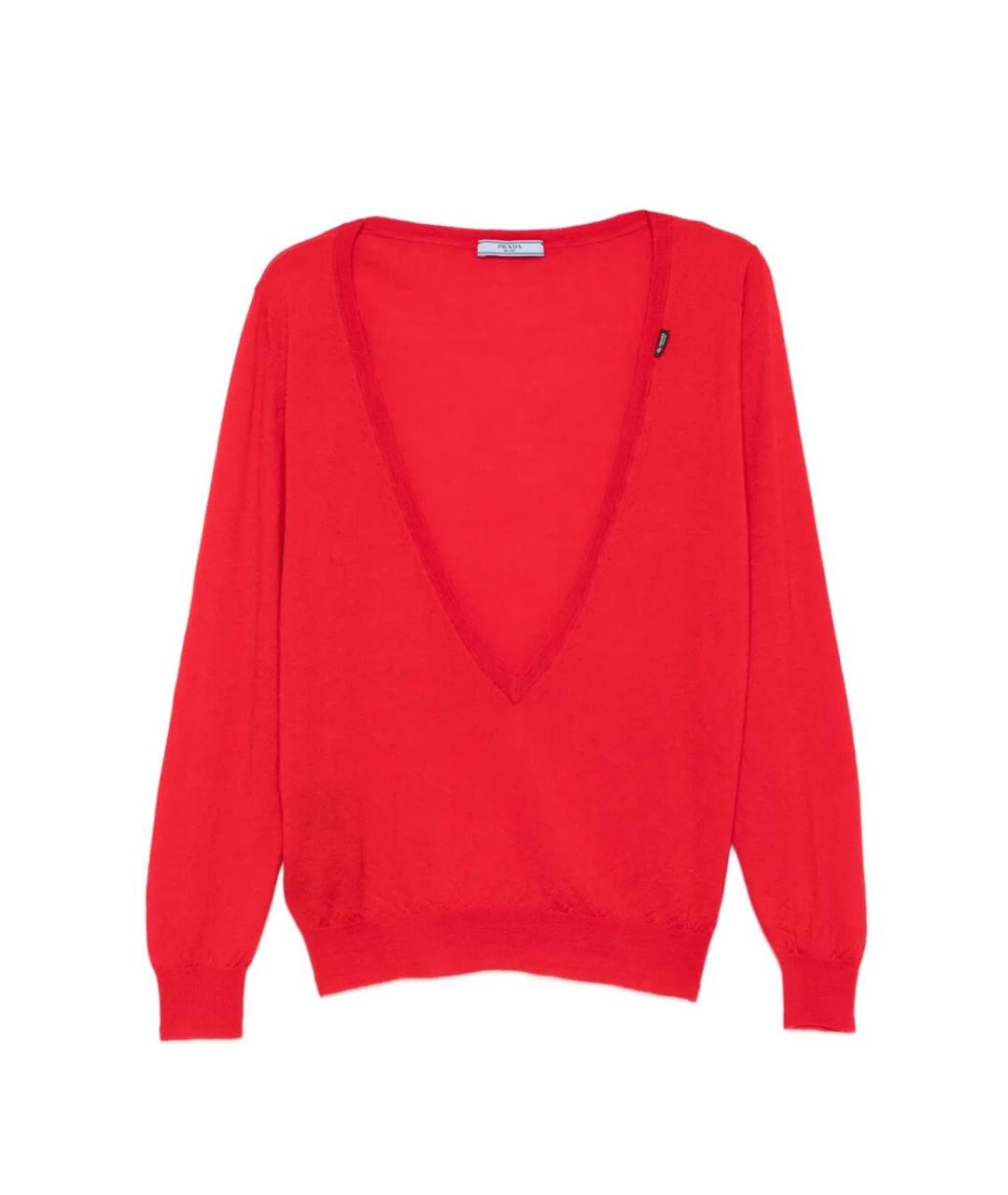 PRADA Черный кашемировый джемпер / свитер, фото 1