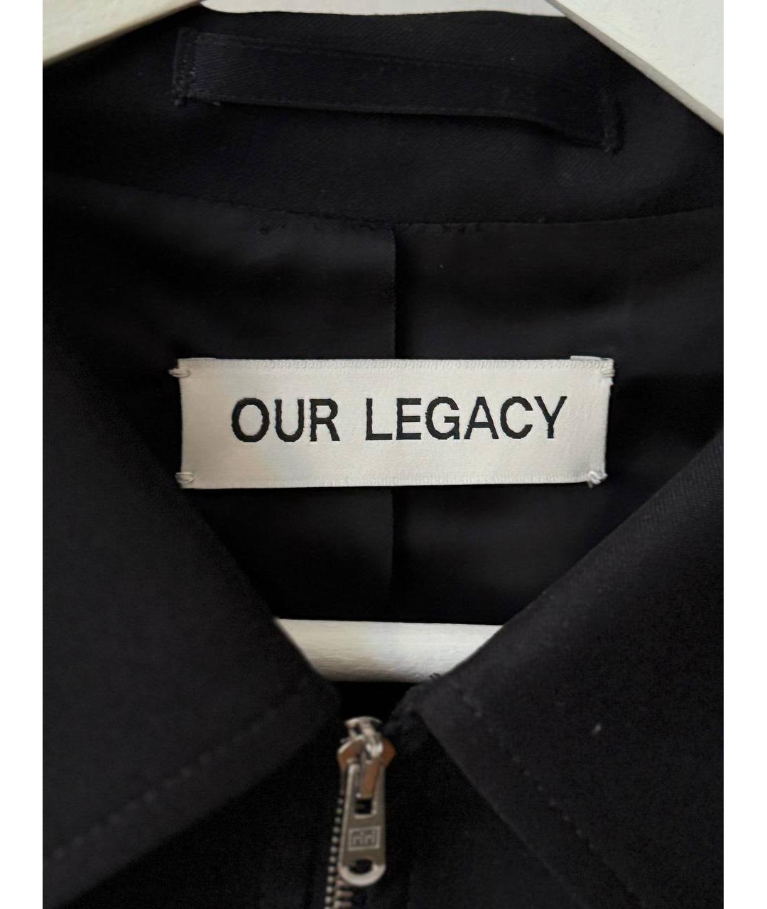 OUR LEGACY Черная шерстяная куртка, фото 3