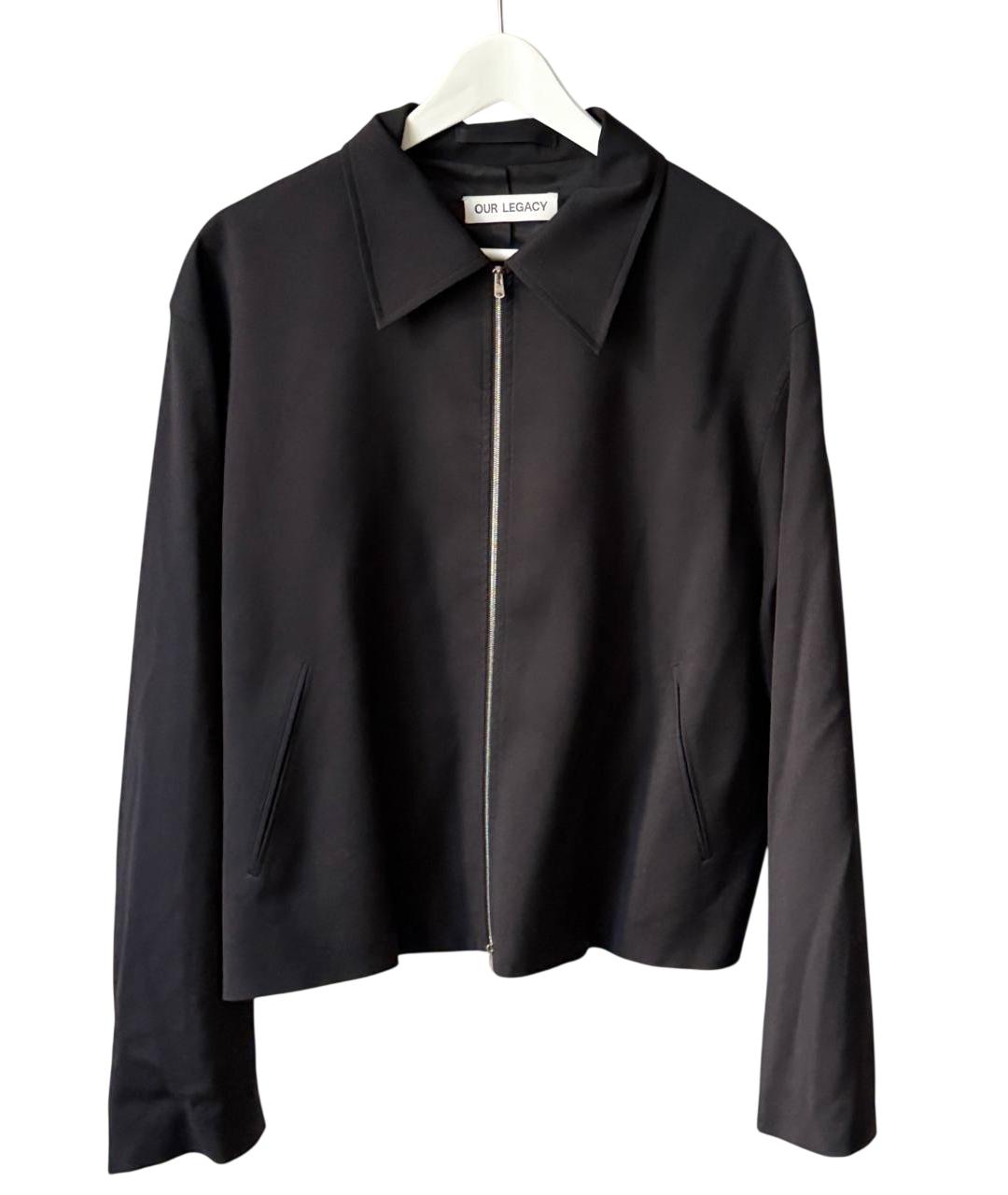 OUR LEGACY Черная шерстяная куртка, фото 4
