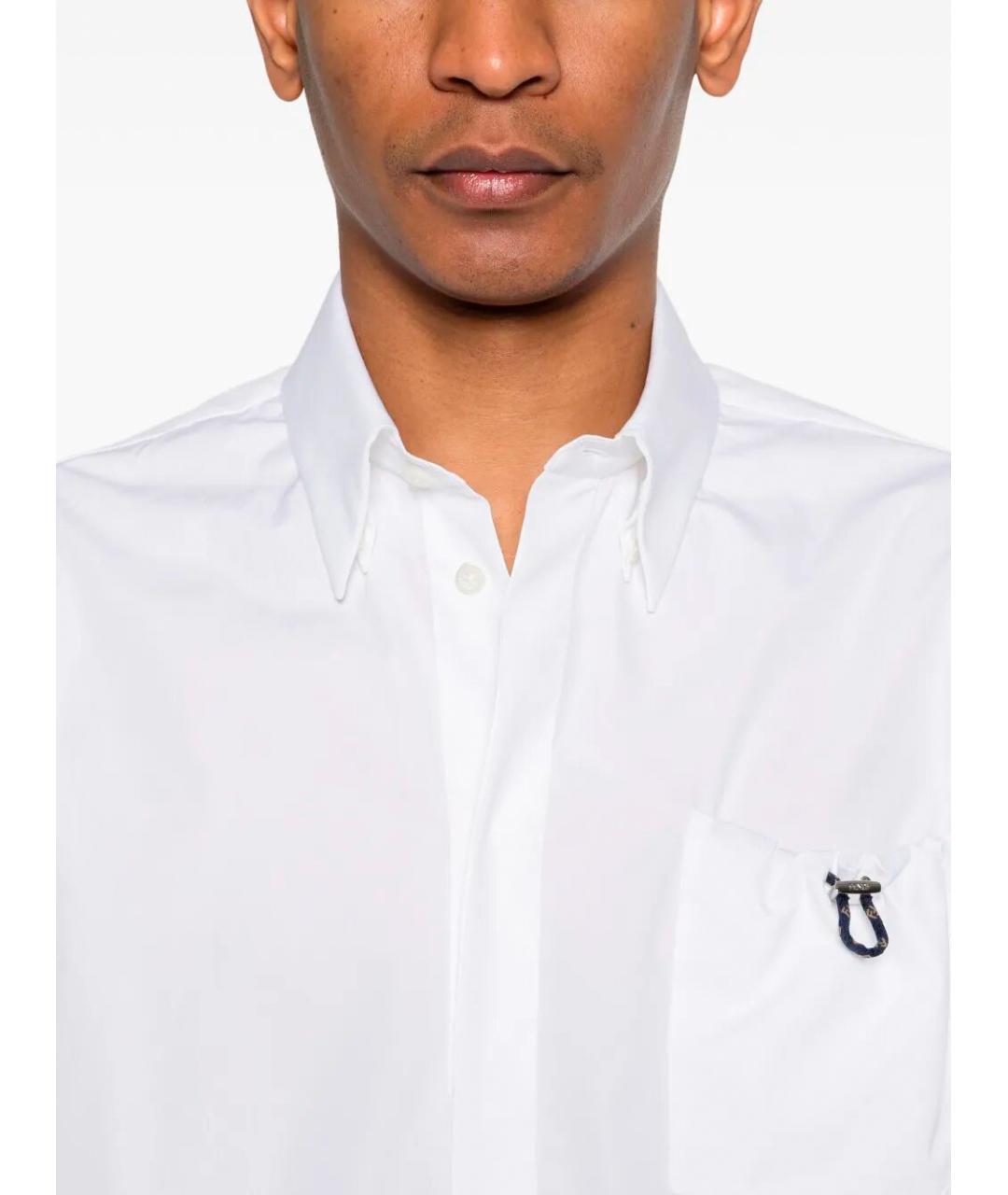 FENDI Белая хлопковая кэжуал рубашка, фото 5