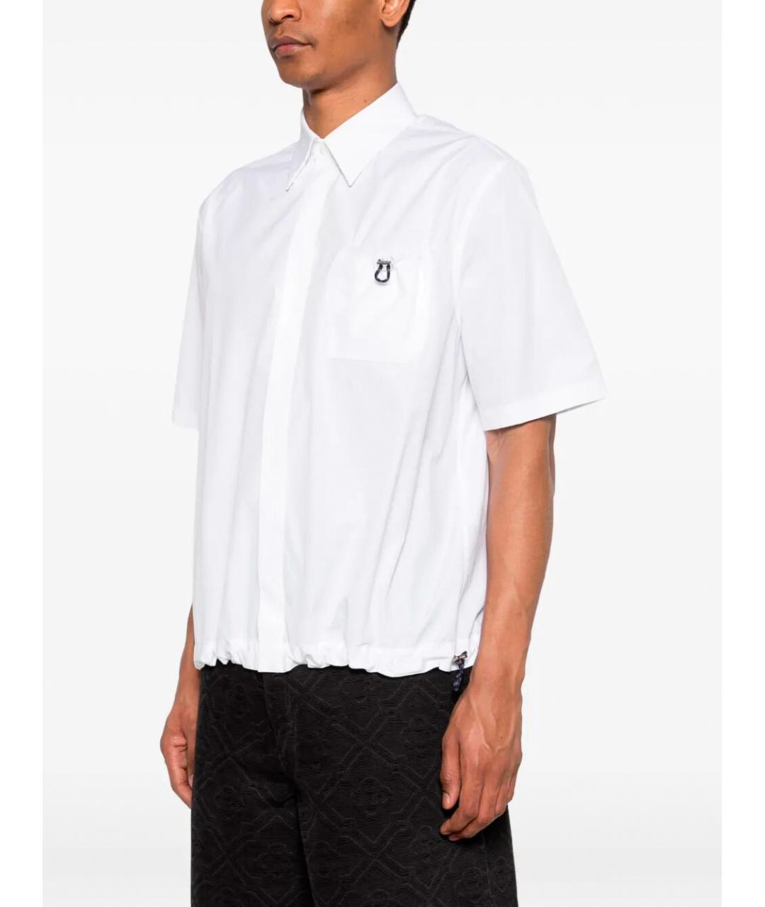 FENDI Белая хлопковая кэжуал рубашка, фото 3