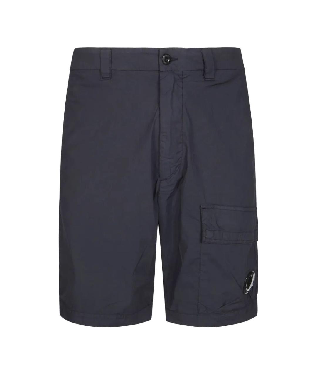 CP COMPANY Синие хлопковые шорты, фото 1
