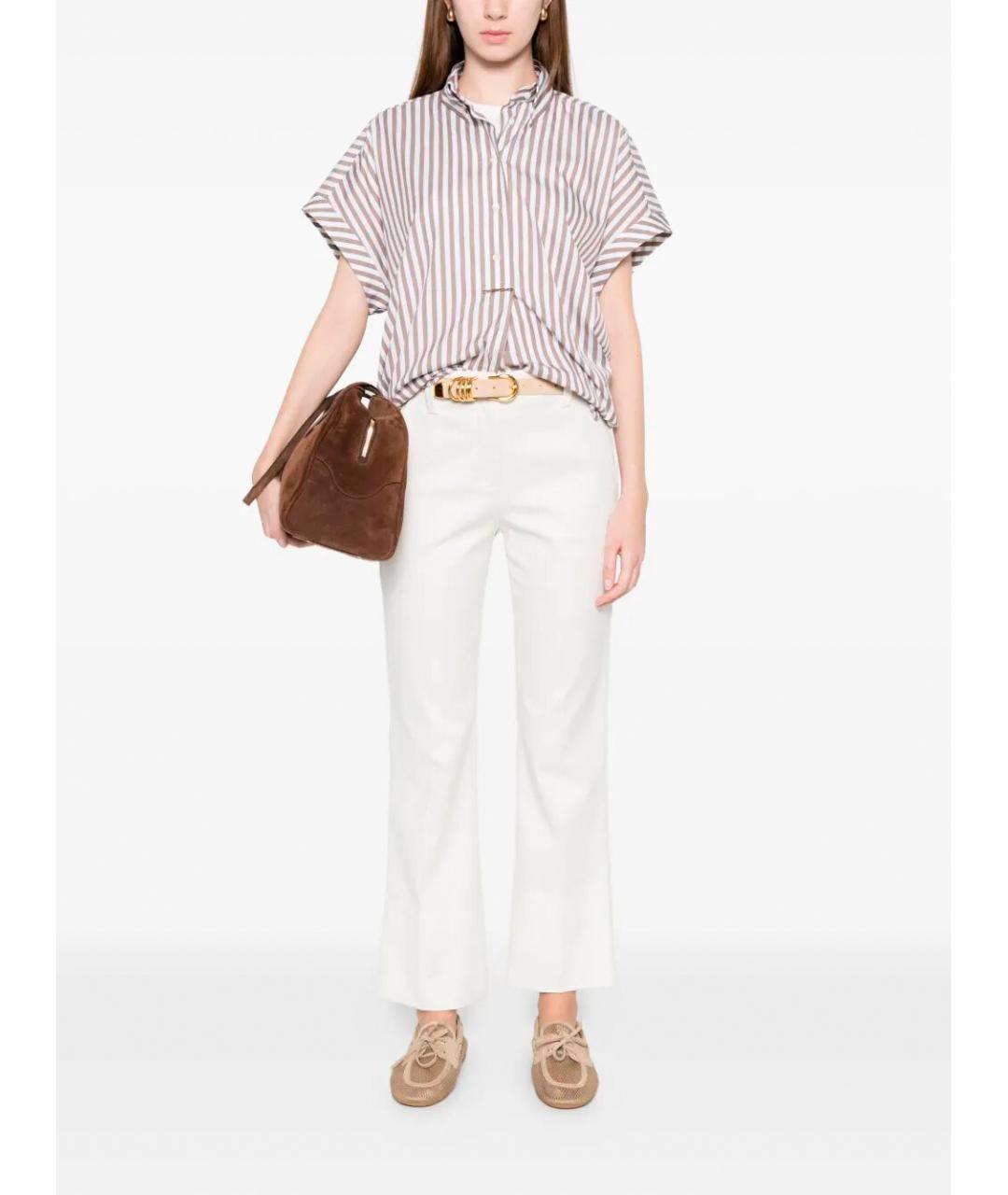 BRUNELLO CUCINELLI Мульти хлопковое повседневное платье, фото 2