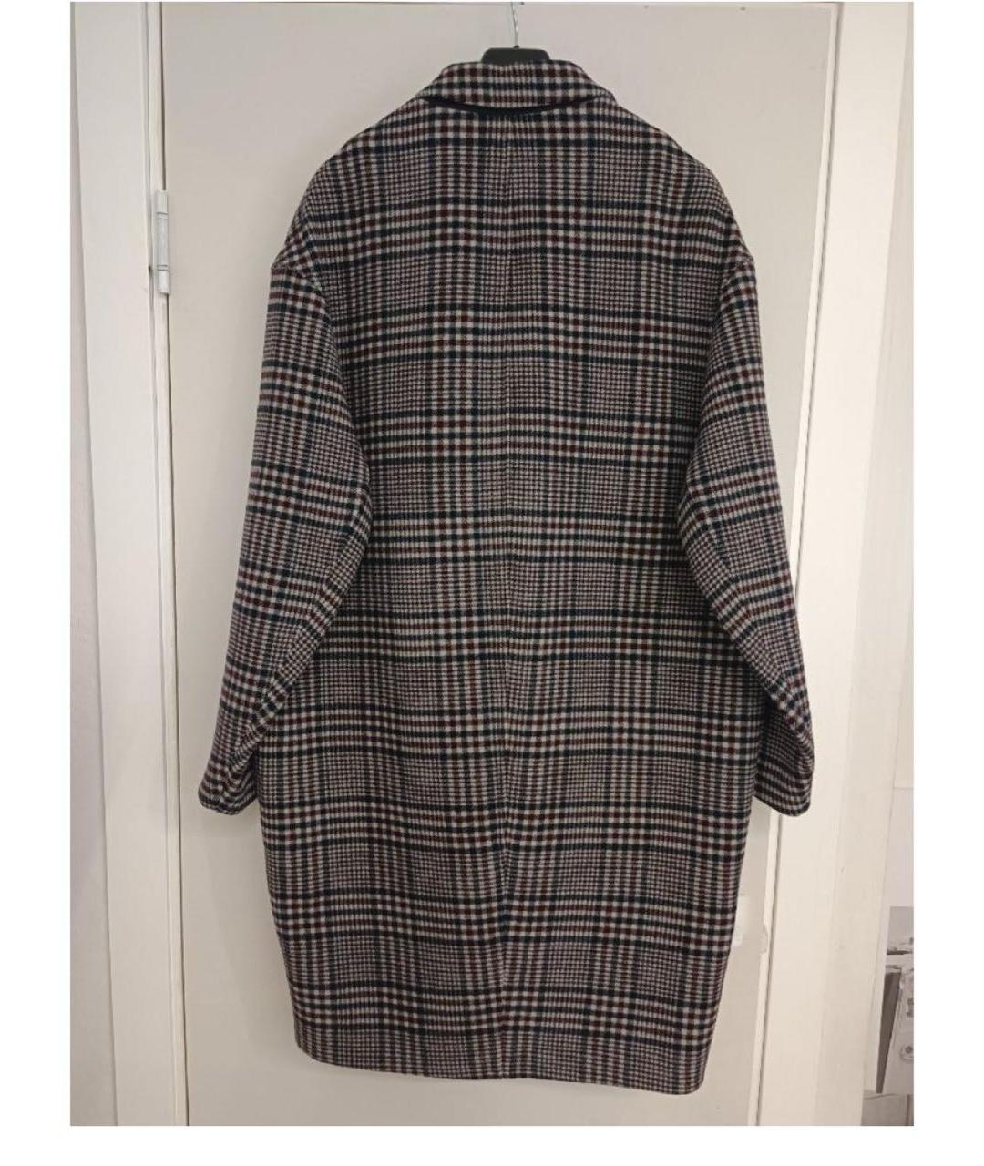 ISABEL MARANT Бордовое шерстяное пальто, фото 2