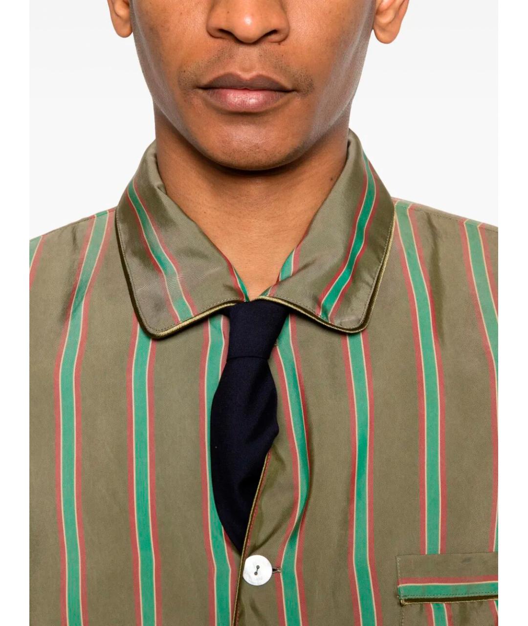 SAINT LAURENT Хаки кэжуал рубашка, фото 3