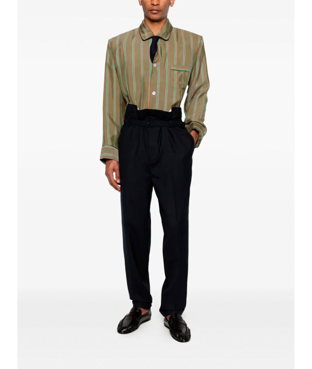 SAINT LAURENT Хаки кэжуал рубашка, фото 2