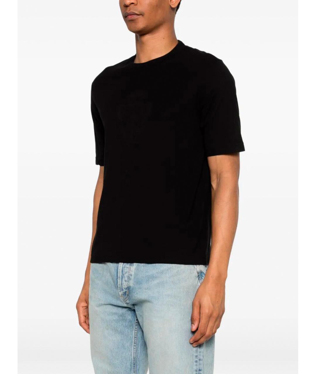 GUCCI Черная хлопковая футболка, фото 3