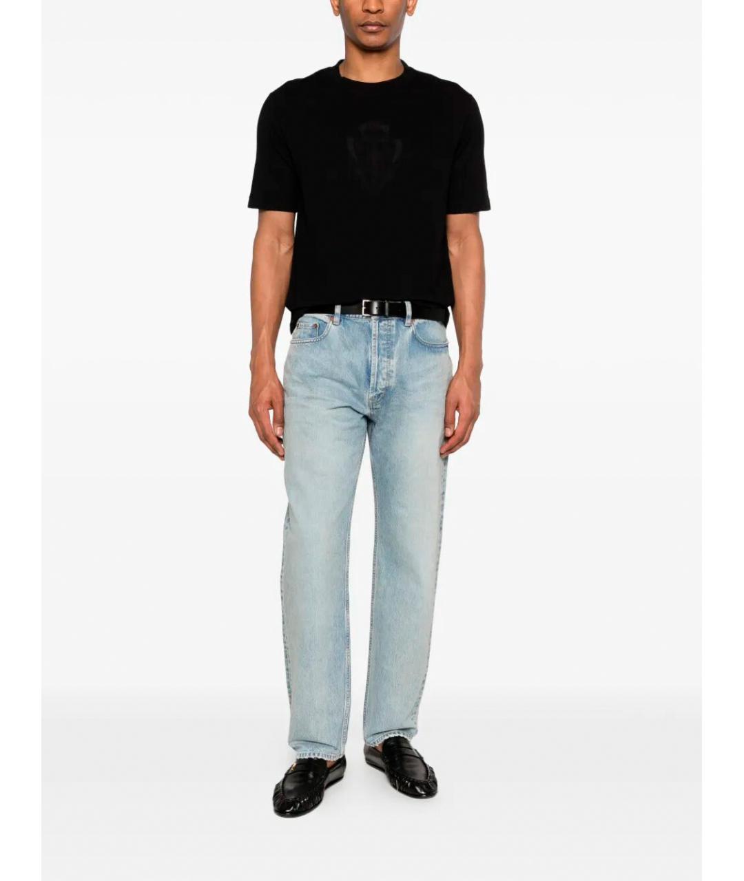 GUCCI Черная хлопковая футболка, фото 2