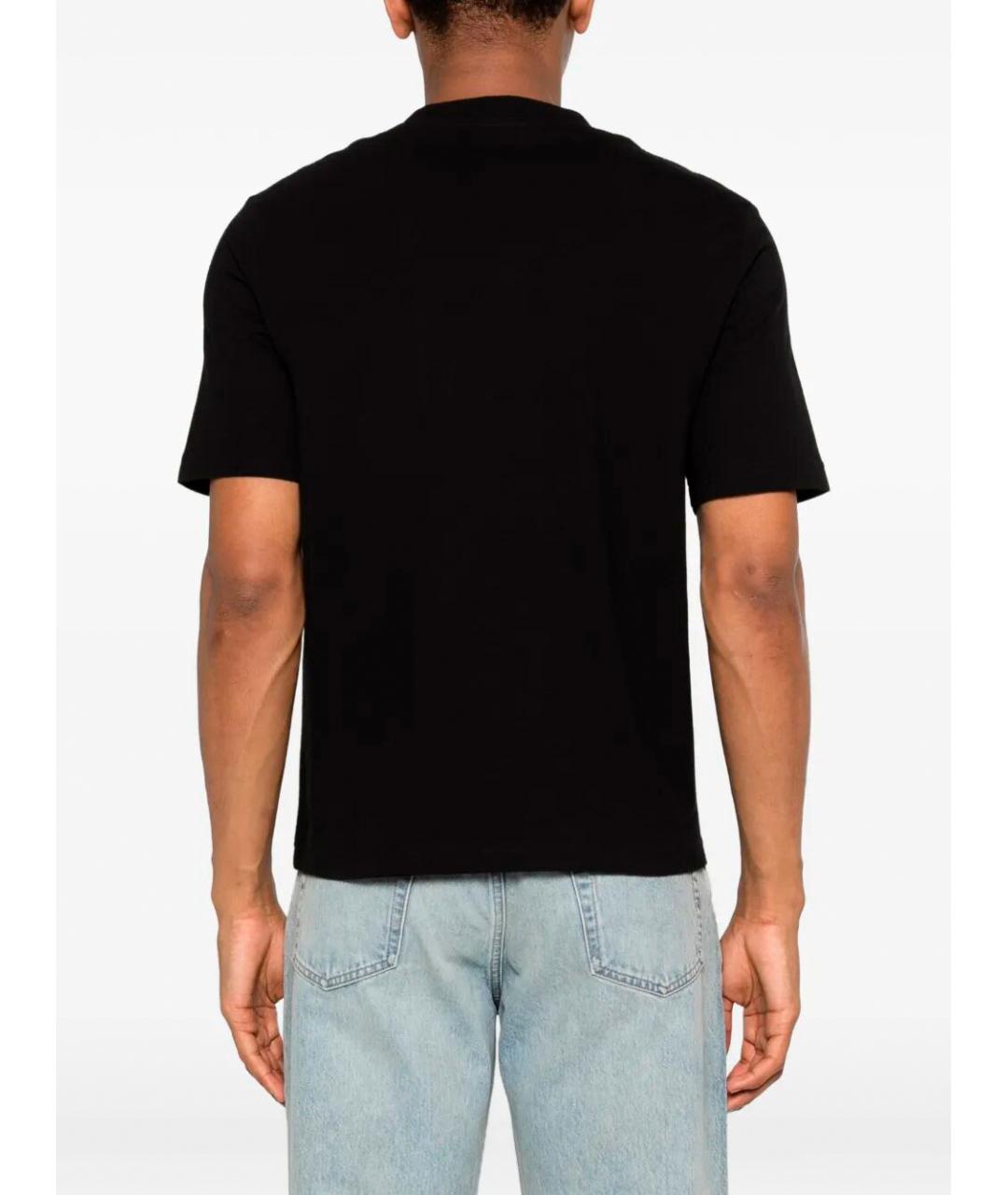 GUCCI Черная хлопковая футболка, фото 5