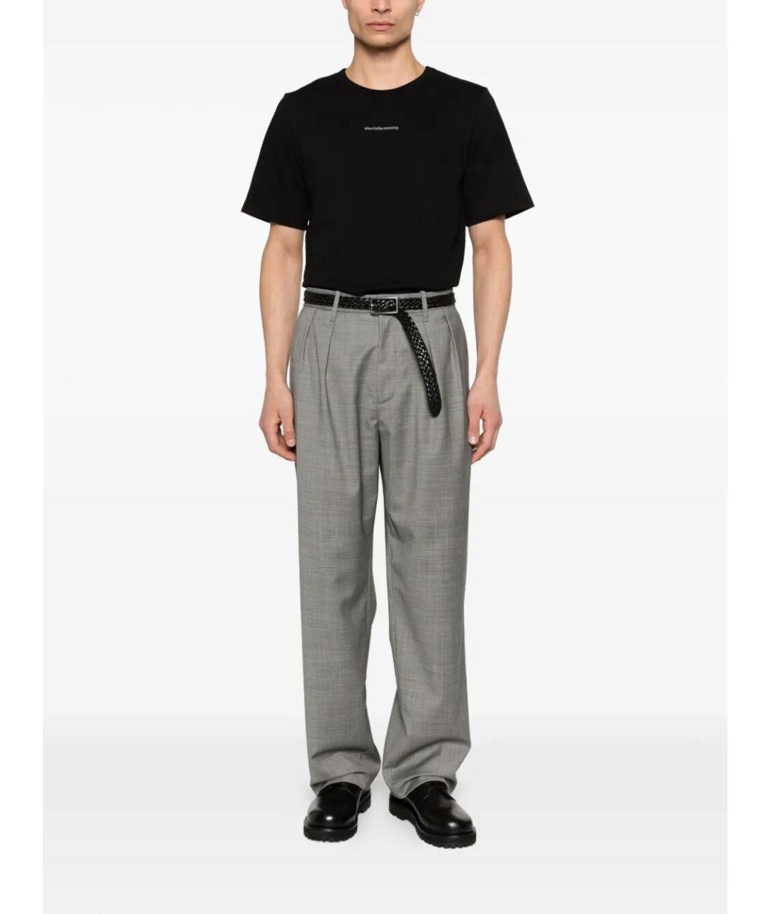 NINE IN THE MORNING Черная хлопковая футболка, фото 2