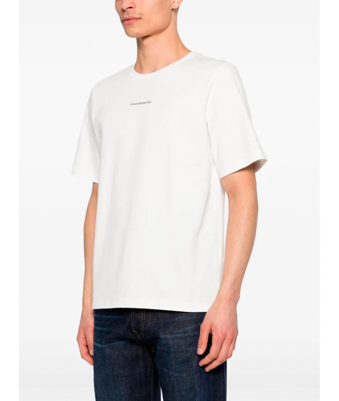 NINE IN THE MORNING Белая хлопковая футболка, фото 3