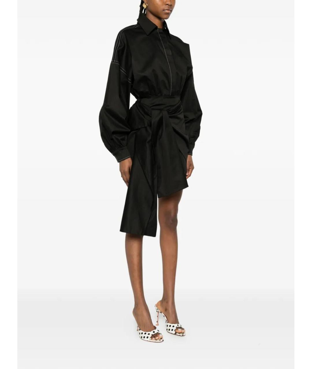 CATALINA Черное полиэстеровое повседневное платье, фото 4