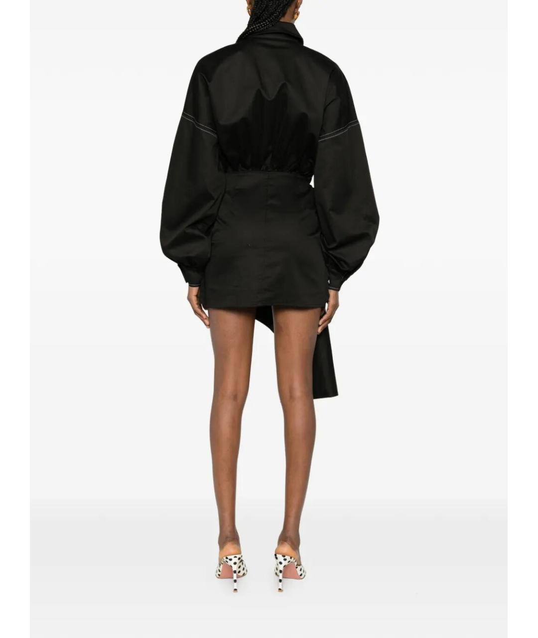 CATALINA Черное полиэстеровое повседневное платье, фото 5