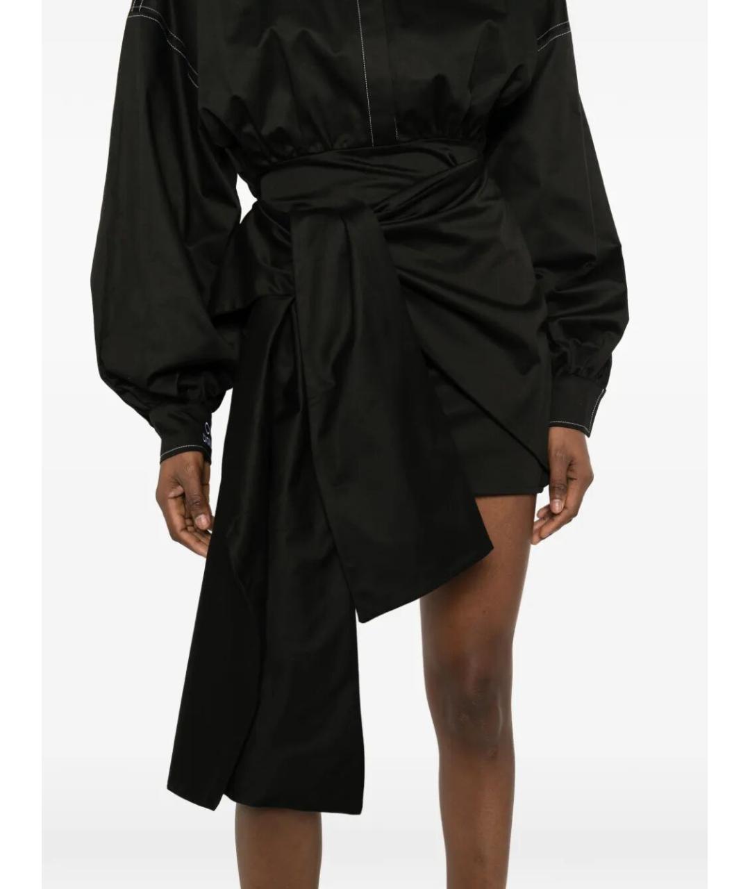 CATALINA Черное полиэстеровое повседневное платье, фото 3