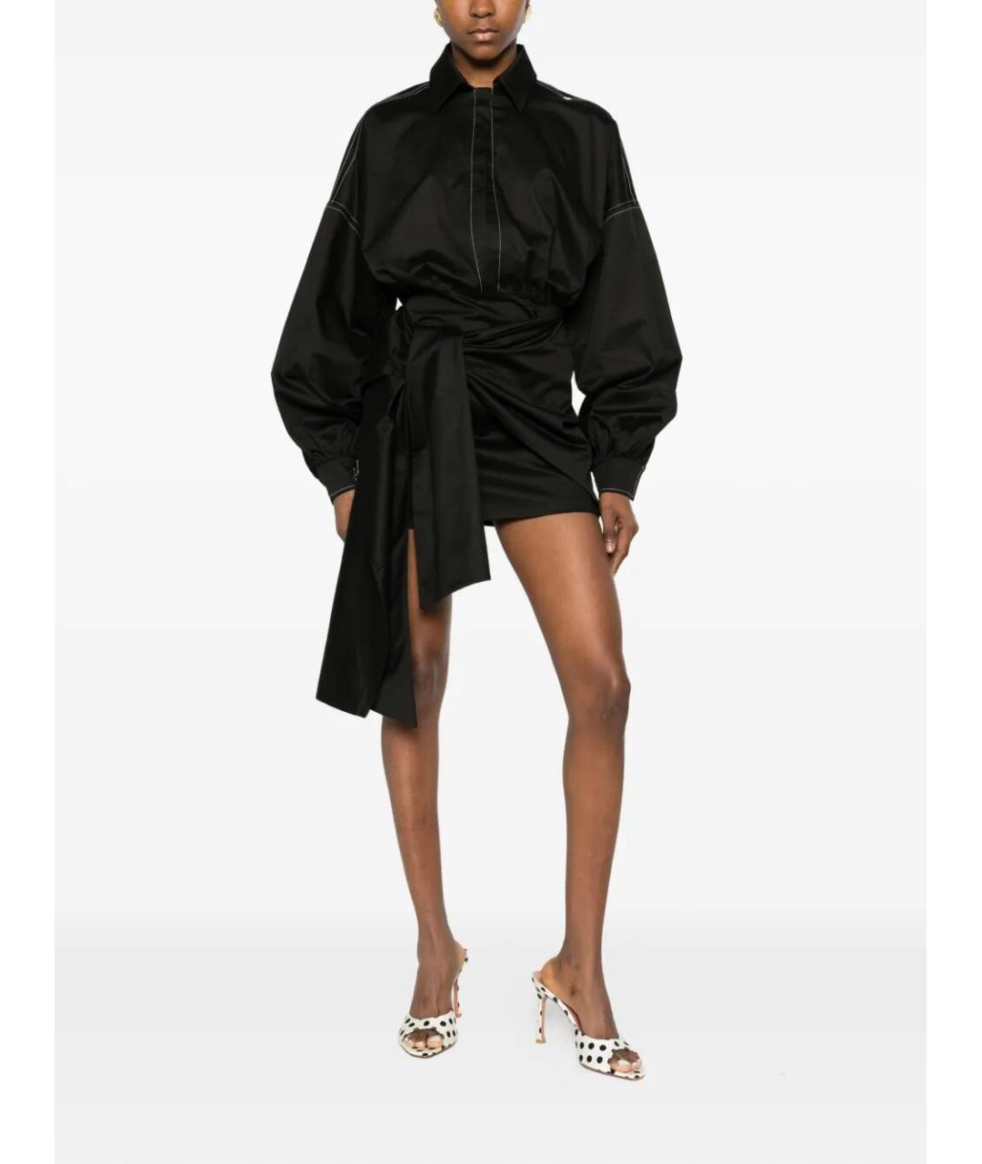 CATALINA Черное полиэстеровое повседневное платье, фото 2