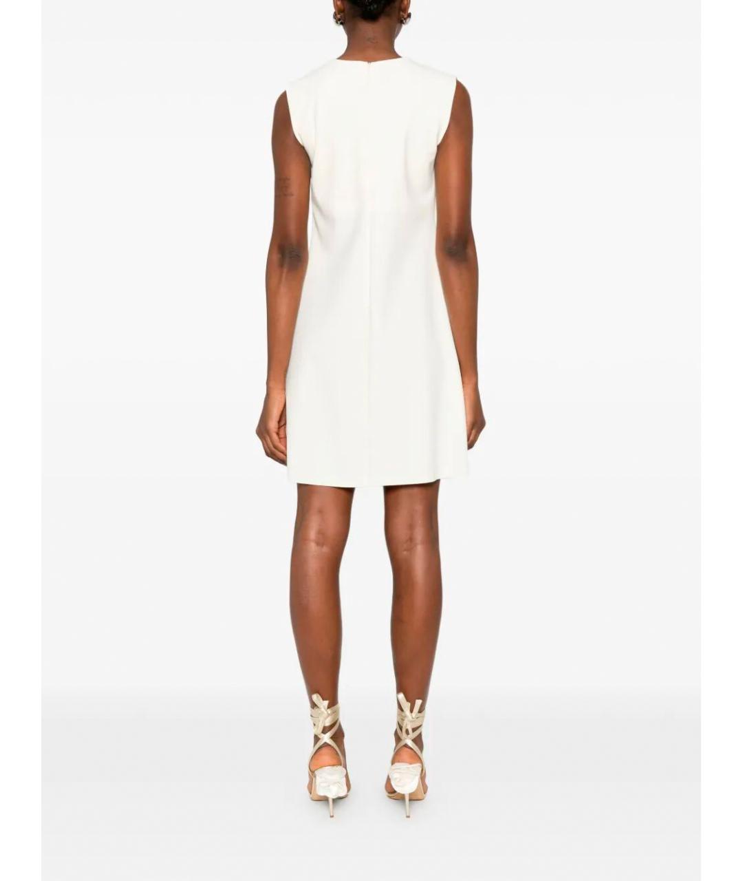 CHIARA BONI Бежевое полиамидовое повседневное платье, фото 3