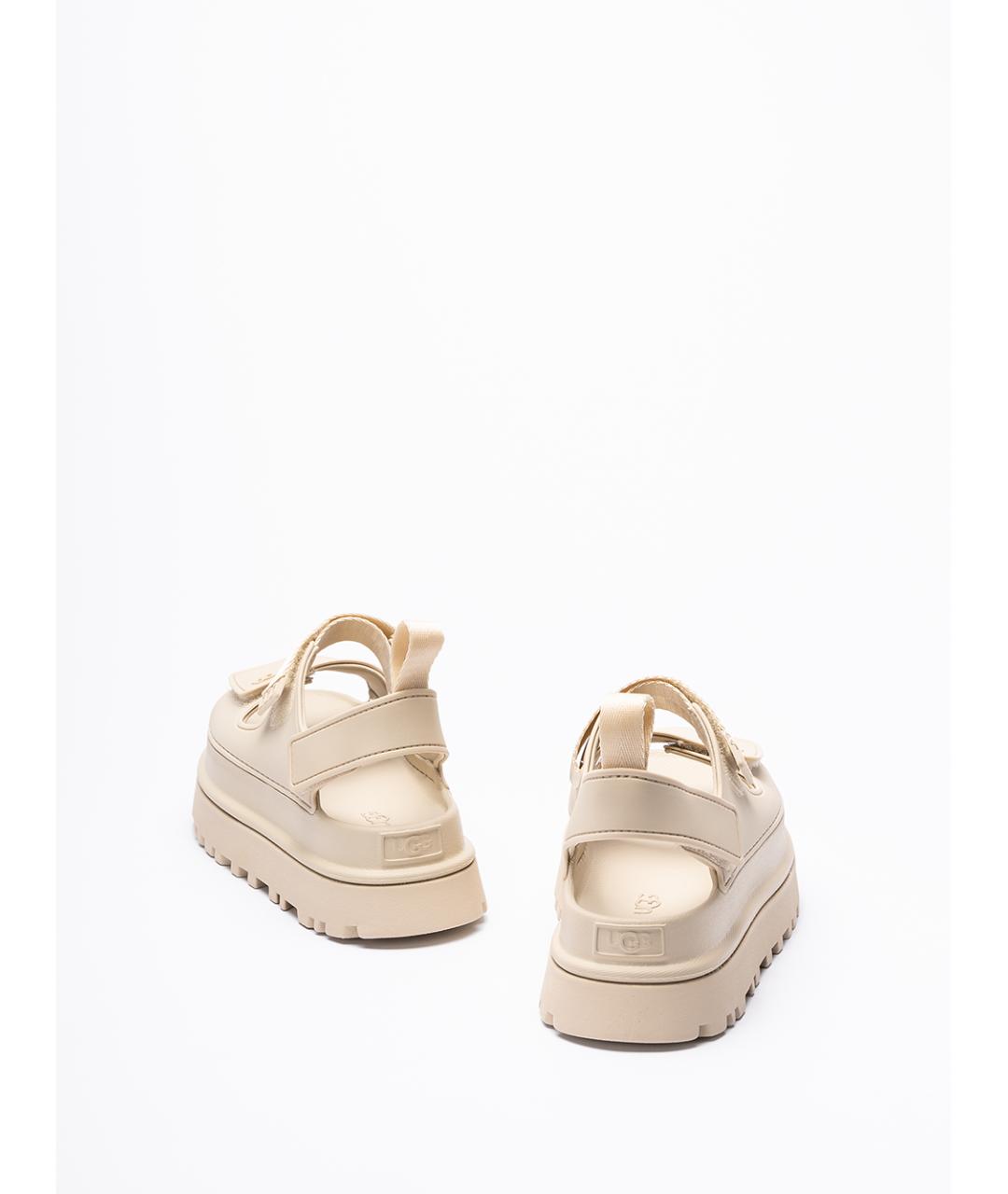 UGG AUSTRALIA Бежевые синтетические сандалии, фото 3