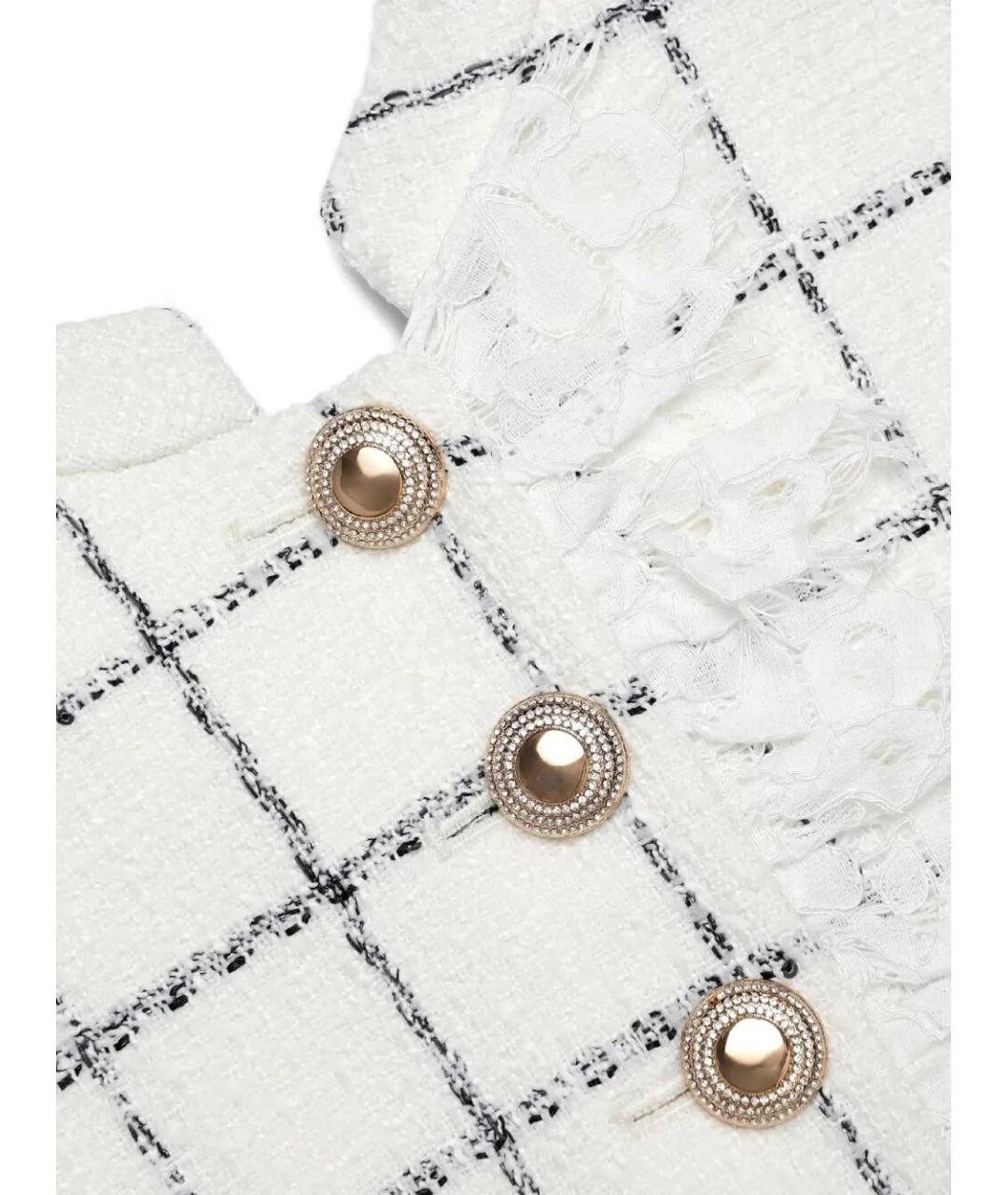 SELF-PORTRAIT Бежевое полиэстеровое повседневное платье, фото 3