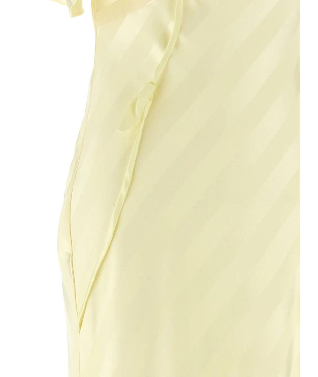 SELF-PORTRAIT Желтое полиэстеровое вечернее платье, фото 3