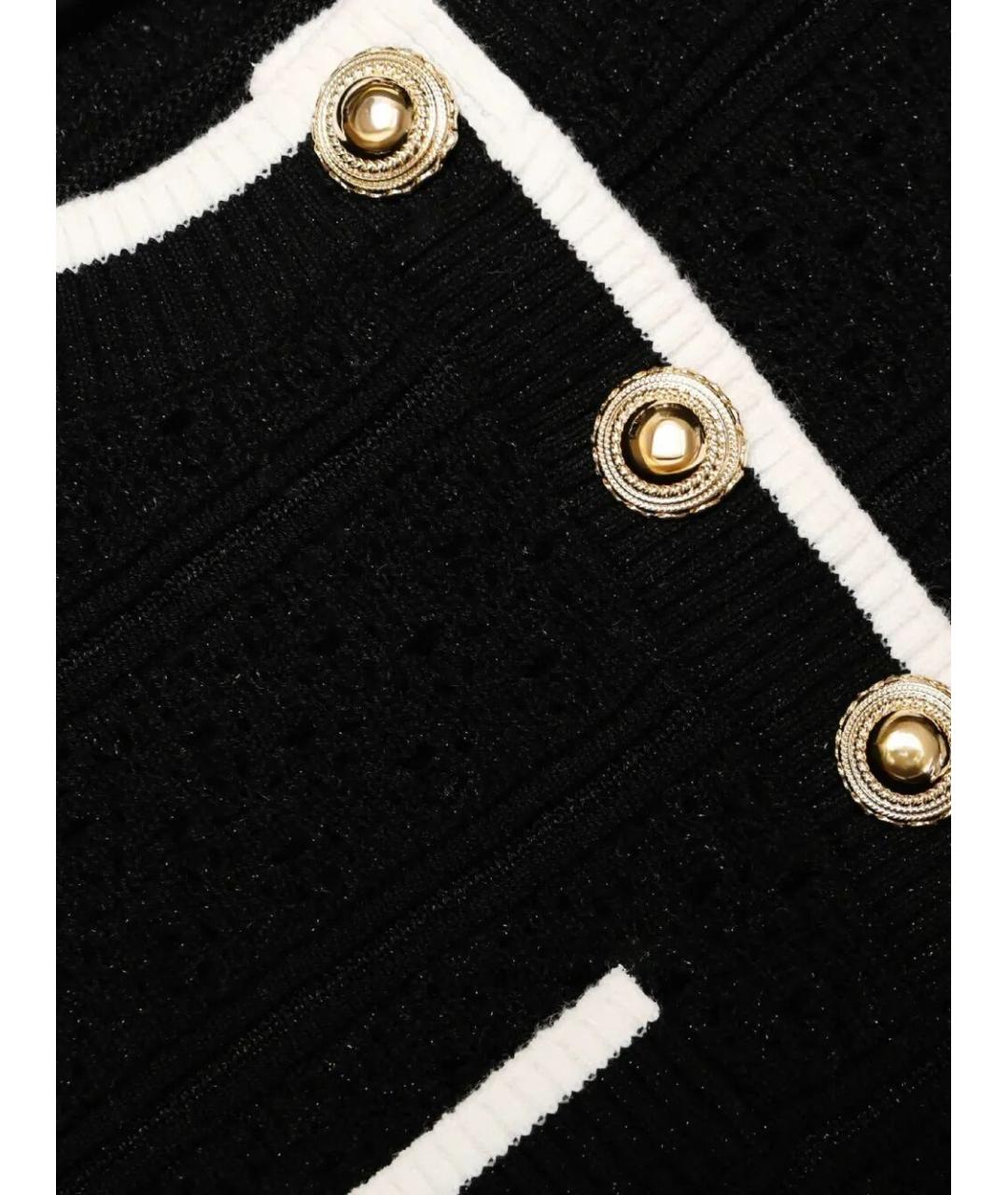 SELF-PORTRAIT Черный хлопковый джемпер / свитер, фото 4