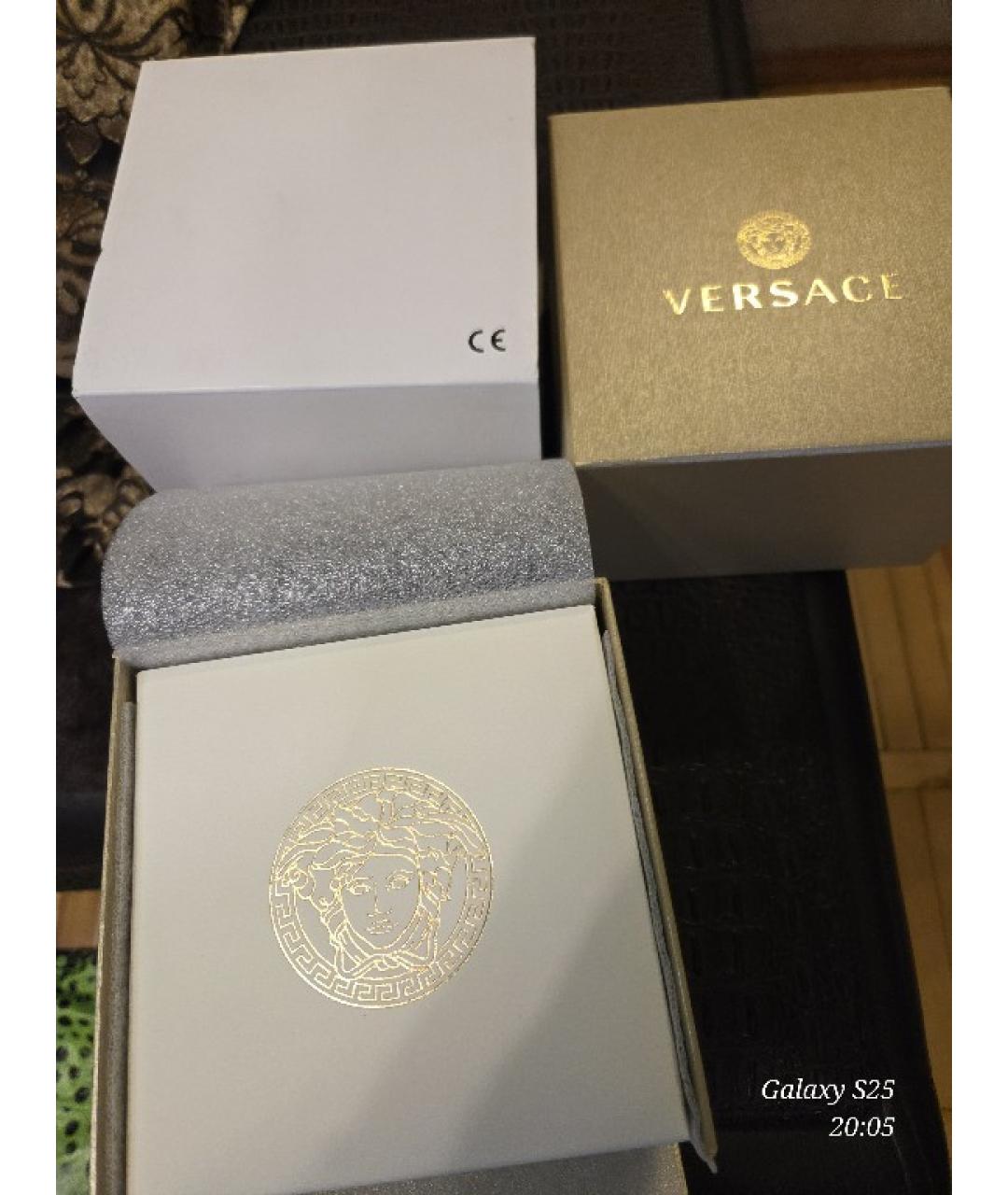 VERSACE Черные стальные часы, фото 6