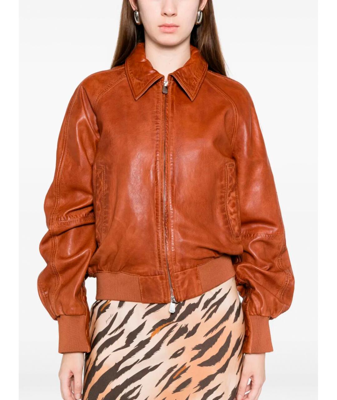 PINKO Кожаная куртка, фото 3