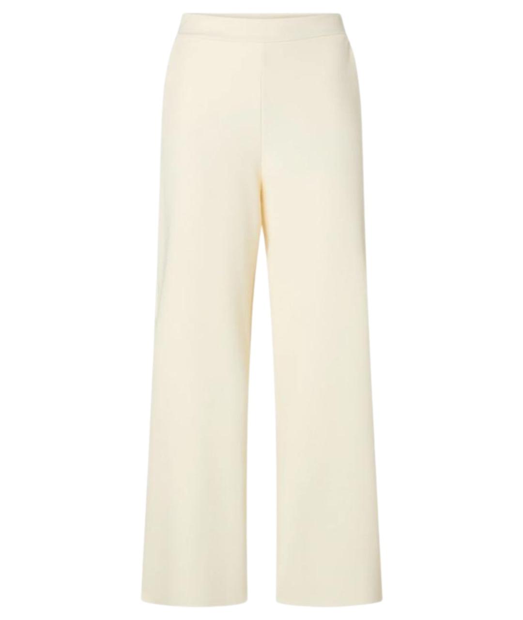 CHIARA BONI Бежевые полиамидовые прямые брюки, фото 1
