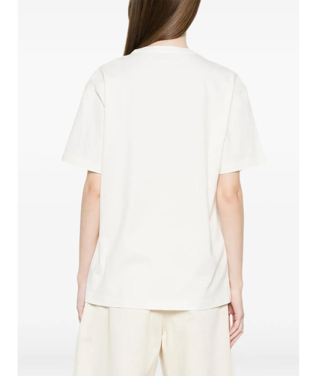 GUCCI Белая хлопковая футболка, фото 4