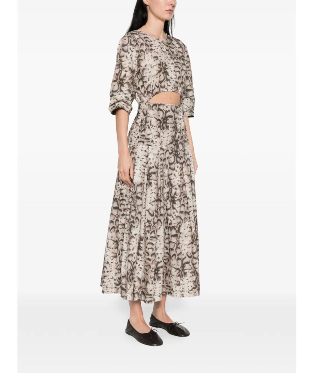 PINKO Мульти хлопковое повседневное платье, фото 3