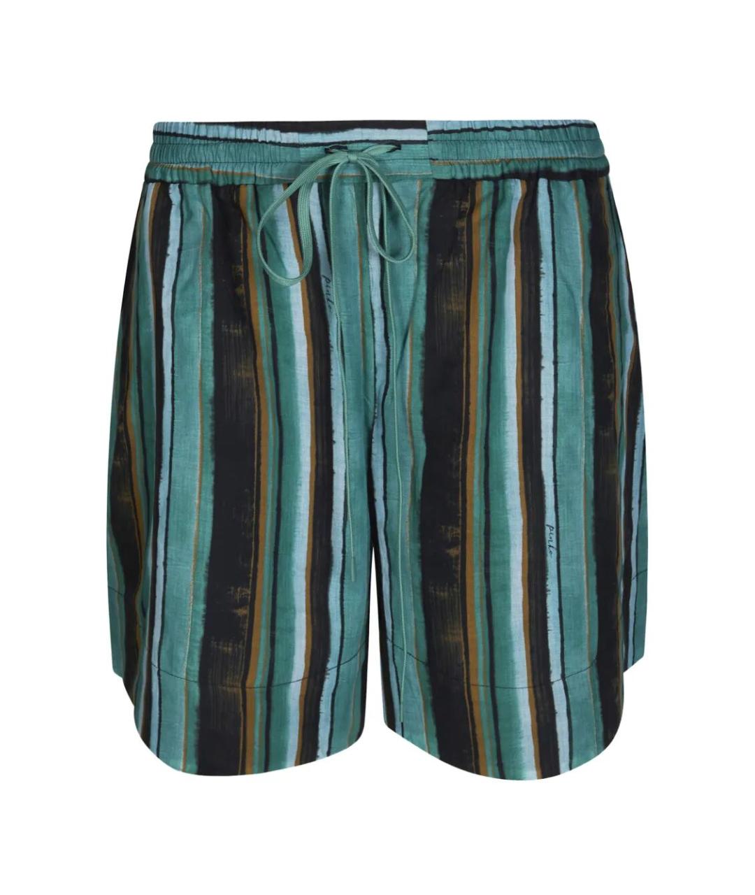 PINKO Мульти льняные шорты, фото 1