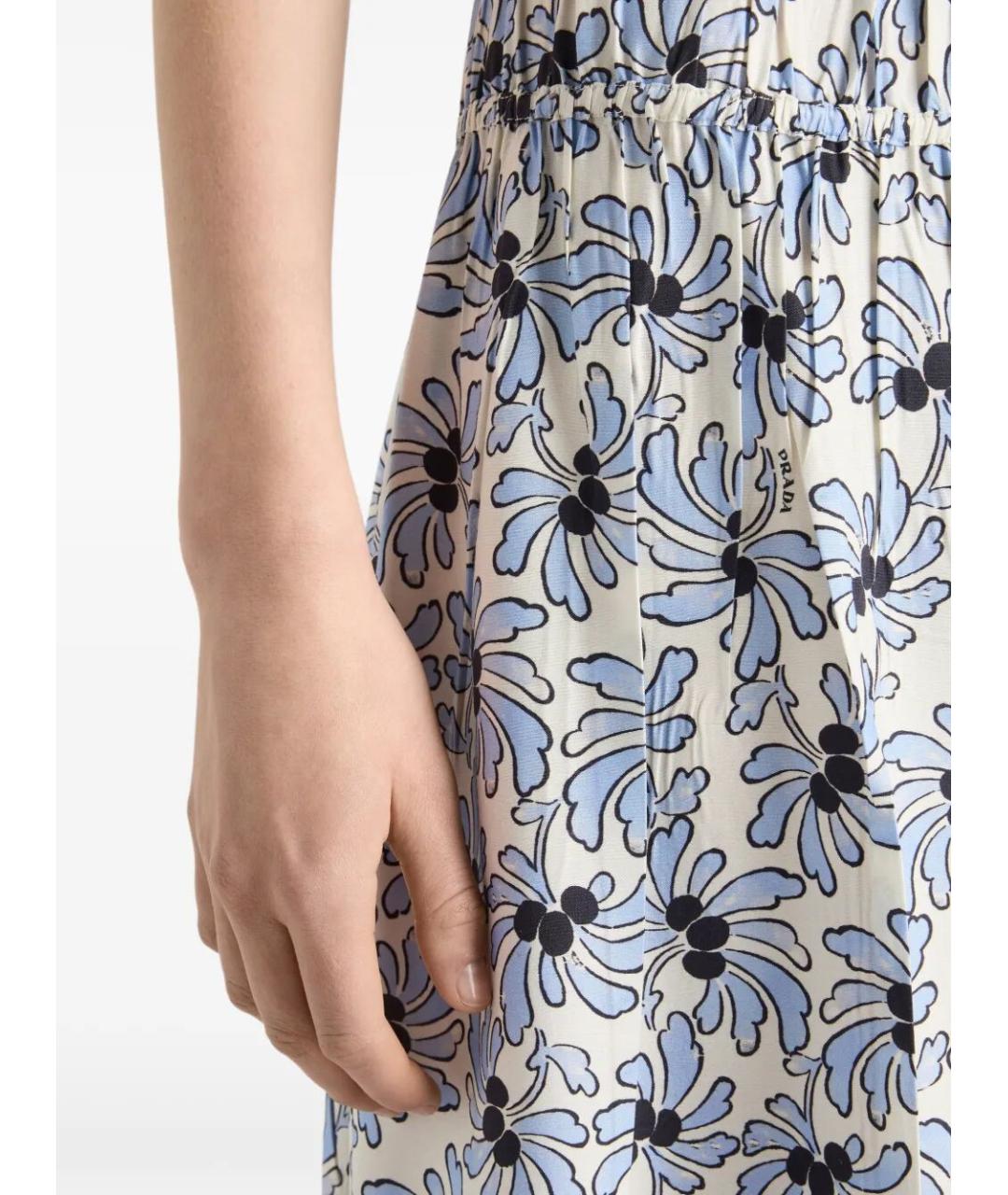 PRADA Мульти повседневное платье, фото 6